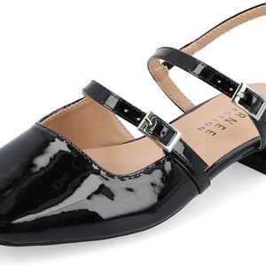 Journee Collection Black Mary Janes